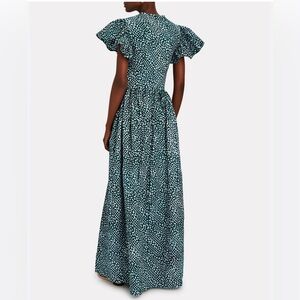 Sika Luna Cotton Flutter Sleeve Maxi Dress 0